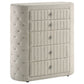 Sonya 5-piece Upholstered Queen Bedroom Set Ivory