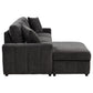 Pastrana Upholstered Sleeper Sectional Sofa LAF Chaise Grey