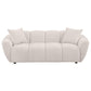 Destino Chenille Upholstered Splayed Arm Sofa Greige