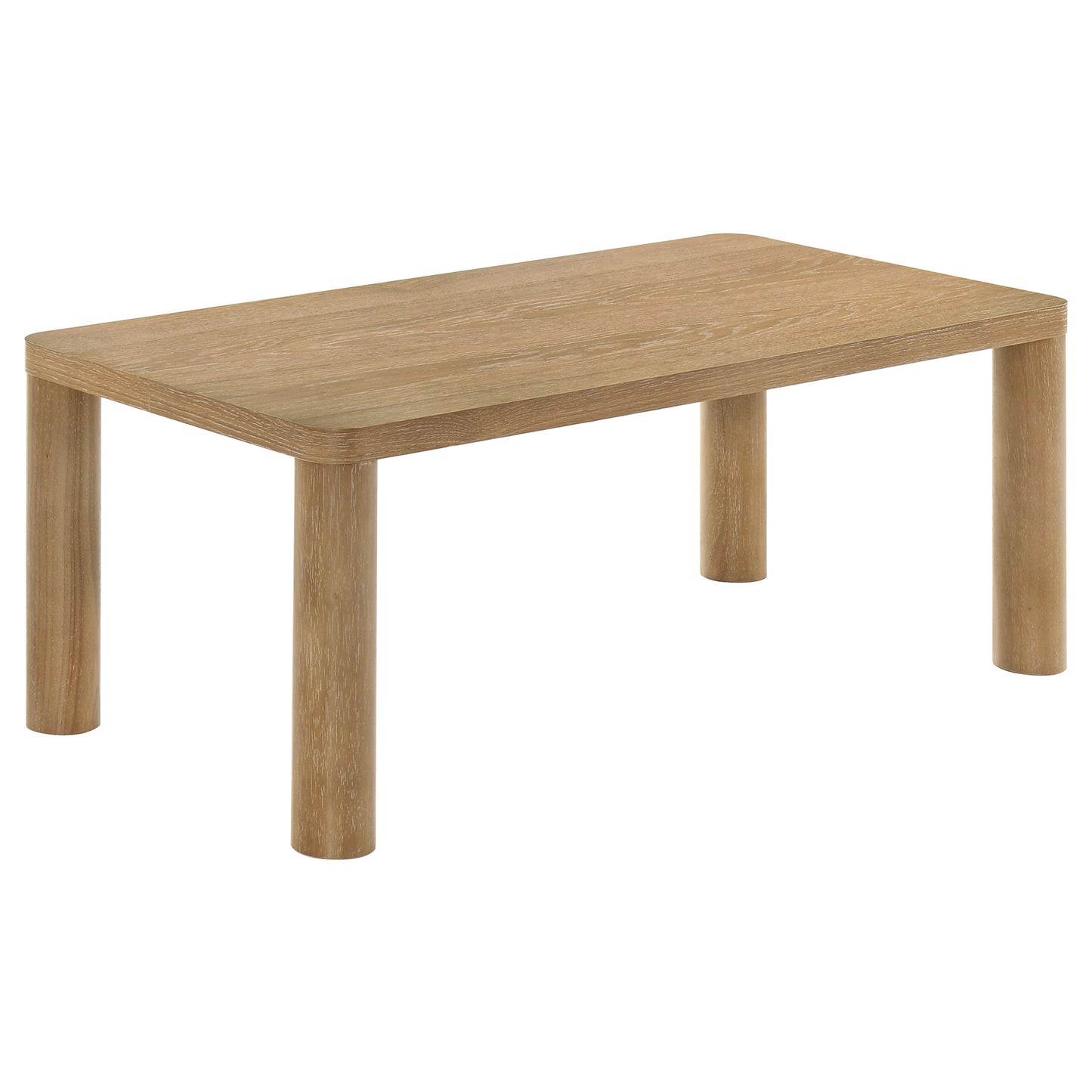 Castlewood Engineered Wood Cocktail Coffee Table Washed Oak