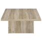 Devar Square Engineered Wood Coffee Table Distressed Pine