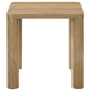 Castlewood Engineered Wood Accent Side End Table Washed Oak
