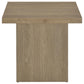 Devar Square Engineered Wood Side End Table Latte