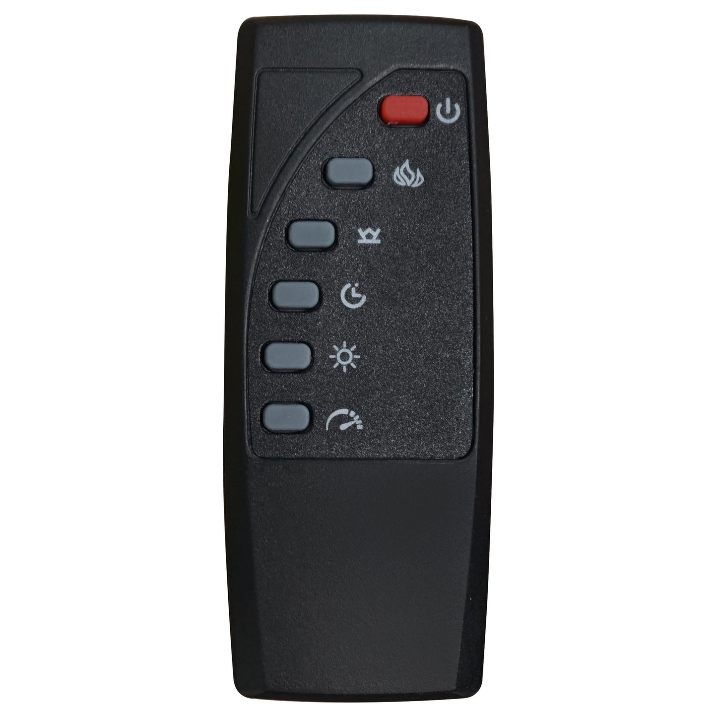 Deiter 79-inch TV Stand Fireplace Media Console Black