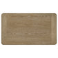 Adina Rectangular Wood Coffee Table Distressed Light Brown