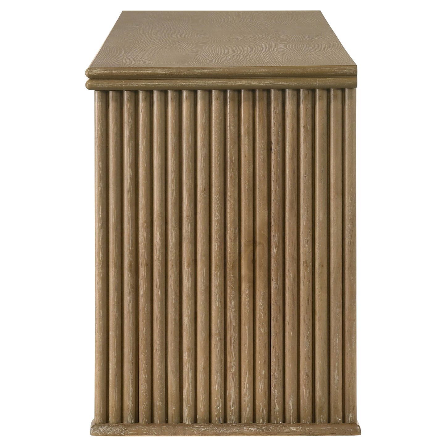 Adina 70-inch TV Stand Media Console Distressed Light Brown