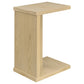 Clower Engineered Wood C-Shaped Sofa Side Table Light Oak