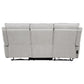 Sylmar Chenille Upholstered Power Reclining Sofa Dove Grey