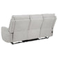 Sylmar 2-piece Chenille Power Reclining Sofa Set Dove Grey