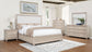 Pembroke 66-inch California King Panel Bed Washed Oak
