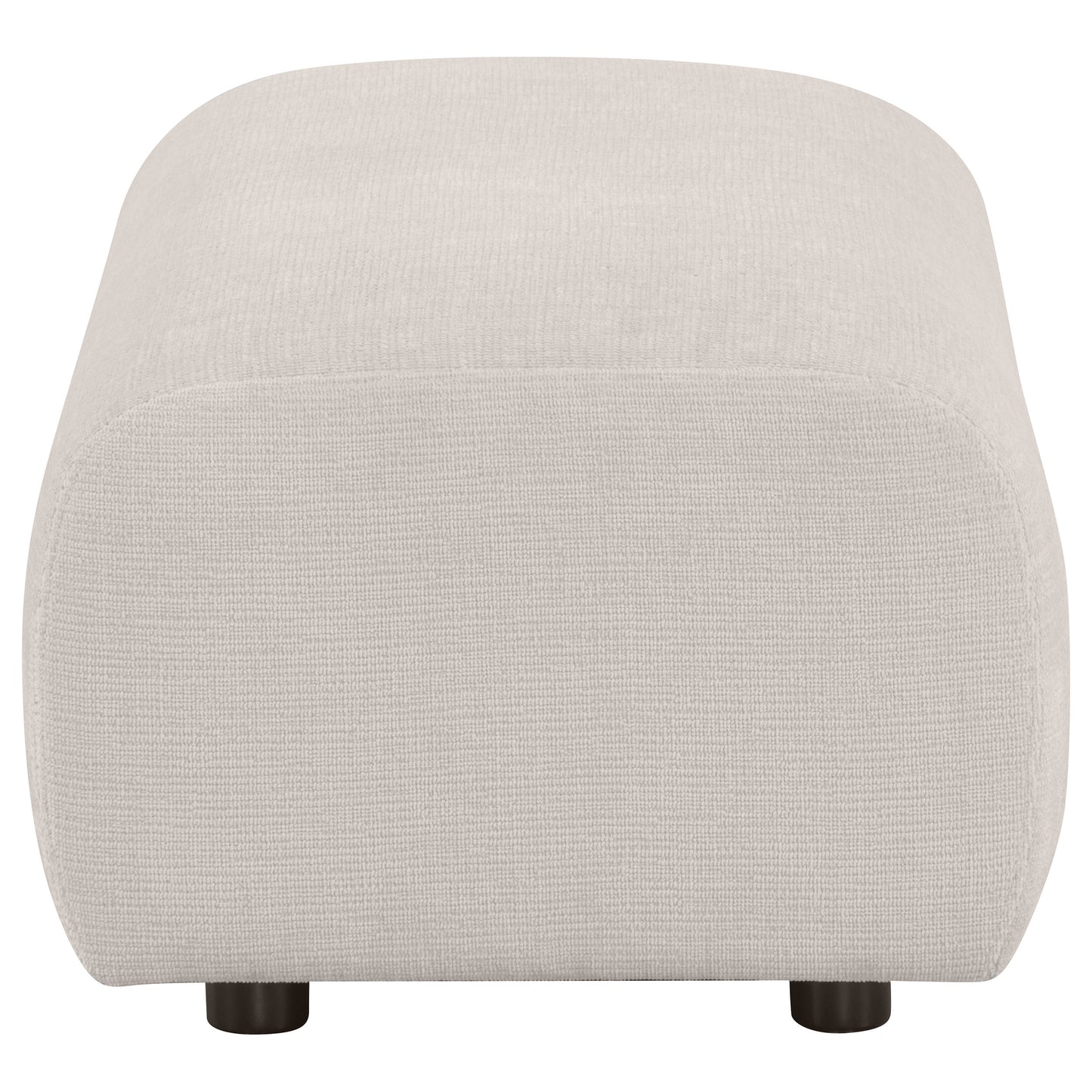 Burnett 4-piece Chenille Upholstered Sofa Set Ivory