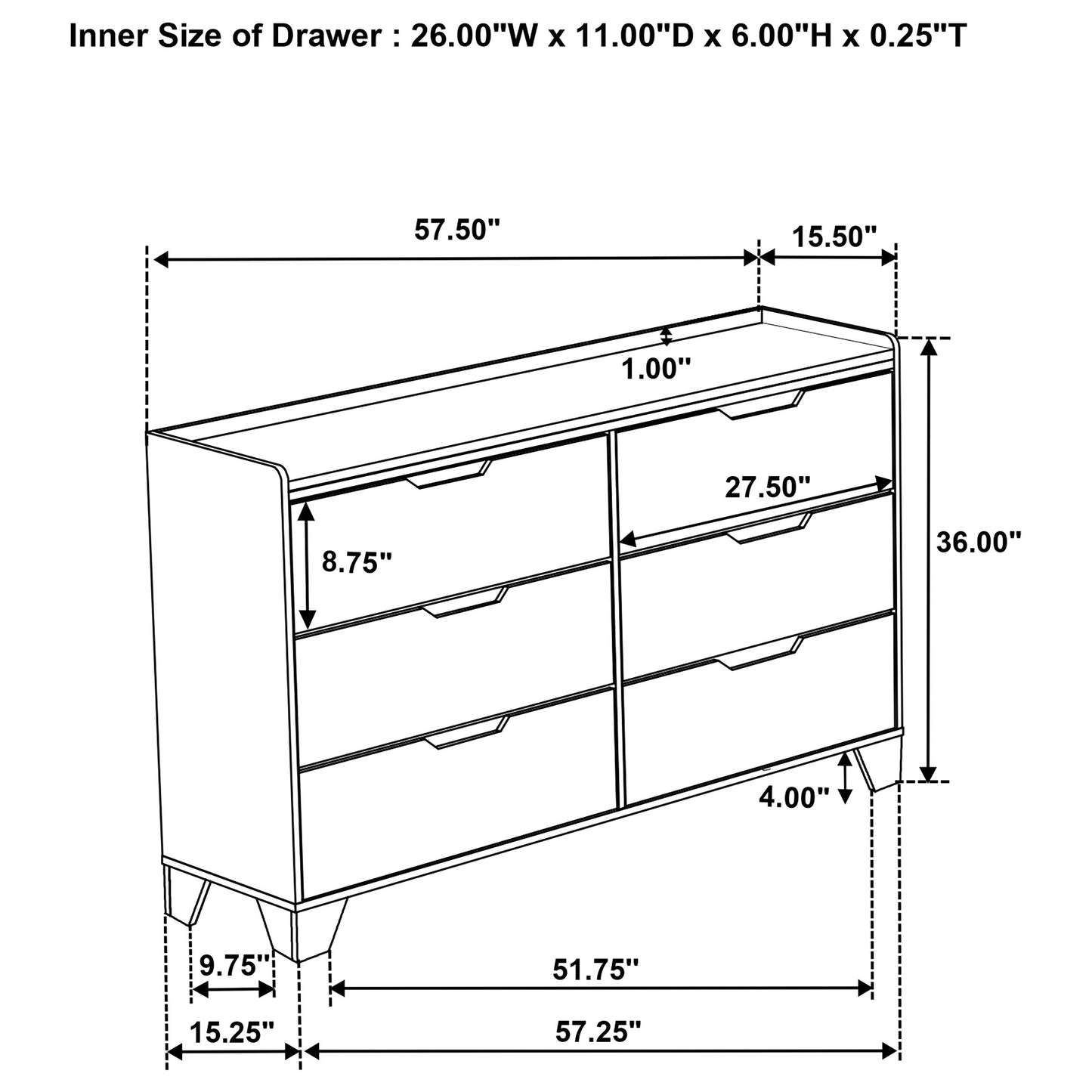 Henderson 5-piece Eastern King Bedroom Set Medium Oak