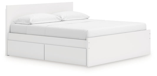 Ashley Express - Onita King Panel Platform Bed with 2 Side Storage