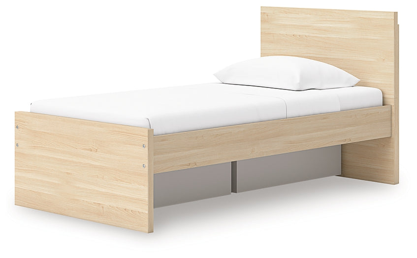 Ashley Express - Onita Twin Panel Platform Bed with 1 Side Storage