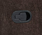 Navarro Chenille Upholstered Glider Recliner Dark Brown