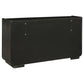 Leandro 5-piece Queen Bedroom Set Burnished Black