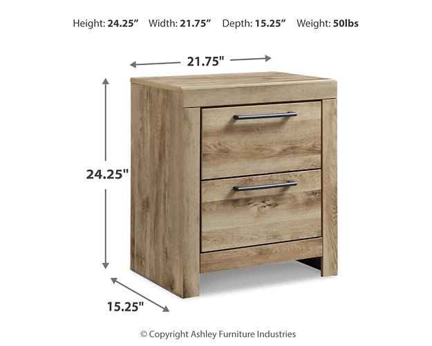 Hyanna Queen Panel Bed, Dresser, Mirror and Nightstand