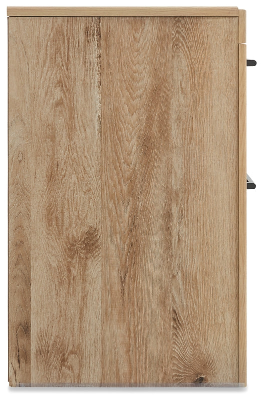 Hyanna Queen Panel Bed, Dresser, Mirror and Nightstand