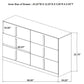 Ines 6-drawer Bedroom Dresser Cabinet White High Gloss