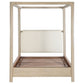 Solano 85-inch Queen Canopy Bed Weathered Mango