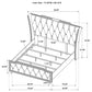 Lorient 4-piece Eastern King Bedroom Set Black