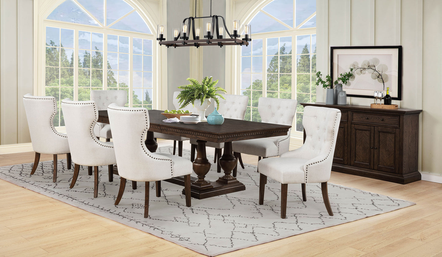 Ridgewell 2-drawer 4-door Dining Server Dark Oak