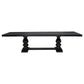 Phelps 7-piece Rectangular Dining Table Set Distressed Noir