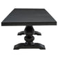 Phelps 7-piece Rectangular Dining Table Set Distressed Noir