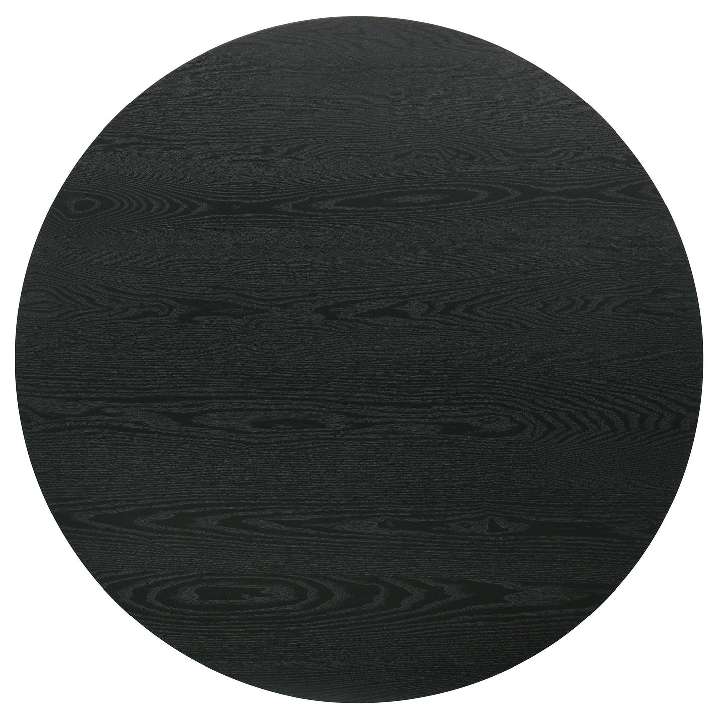 Hamlyn 43-inch Round Wood Counter Height Dining Table Black