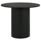 Hamlyn 5-piece Round Wood Counter Height Dining Set Black