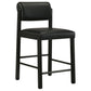 Hamlyn 5-piece Round Wood Counter Height Dining Set Black