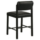 Hamlyn 5-piece Round Wood Counter Height Dining Set Black