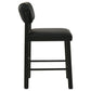 Hamlyn 5-piece Round Wood Counter Height Dining Set Black