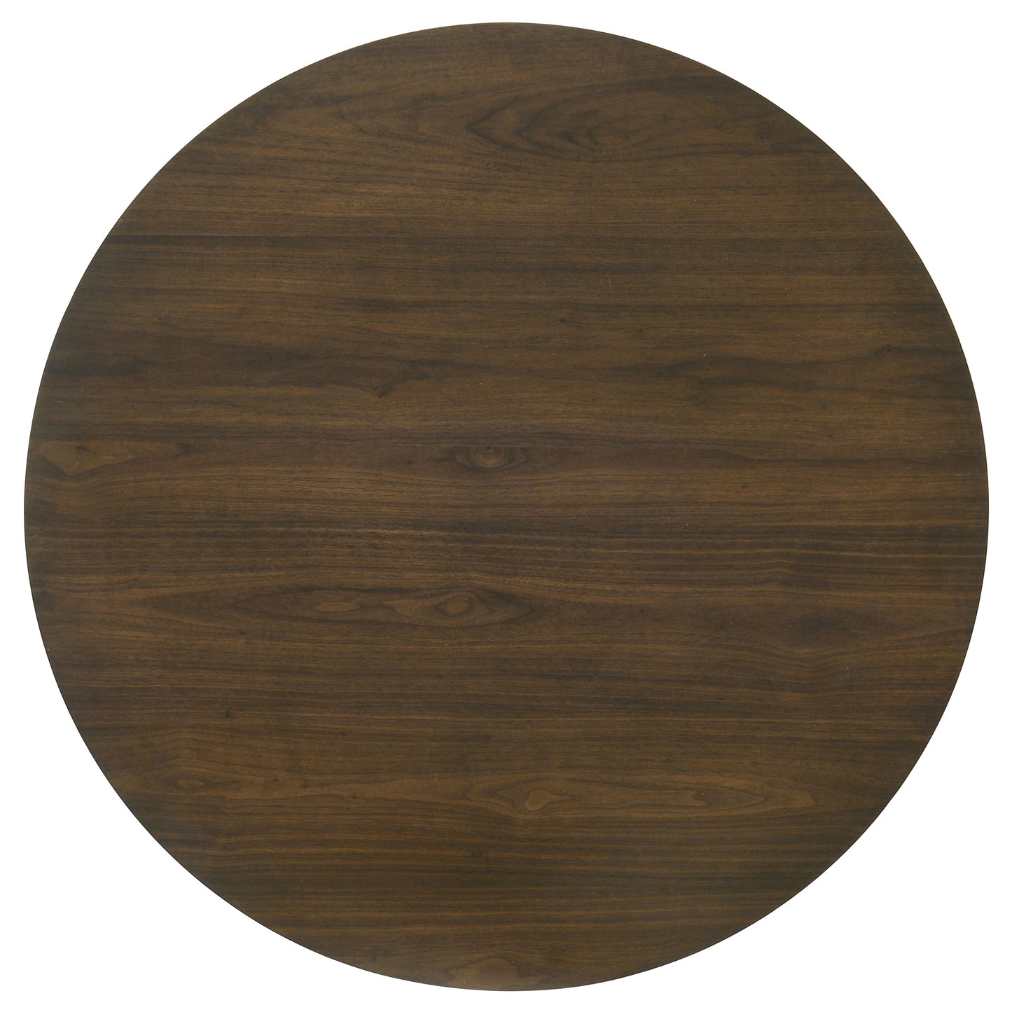 Strouse 47-inch Round Wood Dining Room Table Walnut