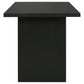 Decker 7-piece 70-inch Rectangular Counter Height Dining Set Cream and Black