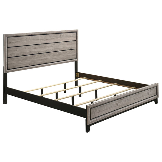 Watson Wood Eastern King Panel Bed Light Taupe