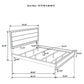 Watson Wood California King Panel Bed Light Taupe