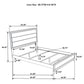 Watson Wood Queen Panel Bed Light Taupe