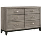 Watson Five-piece Twin Bedroom Set Light Taupe