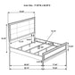Atlas 4-piece Eastern King Bedroom Set Dark Oak