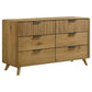 Bennett 4-piece Eastern King Bedroom Set Light Oak