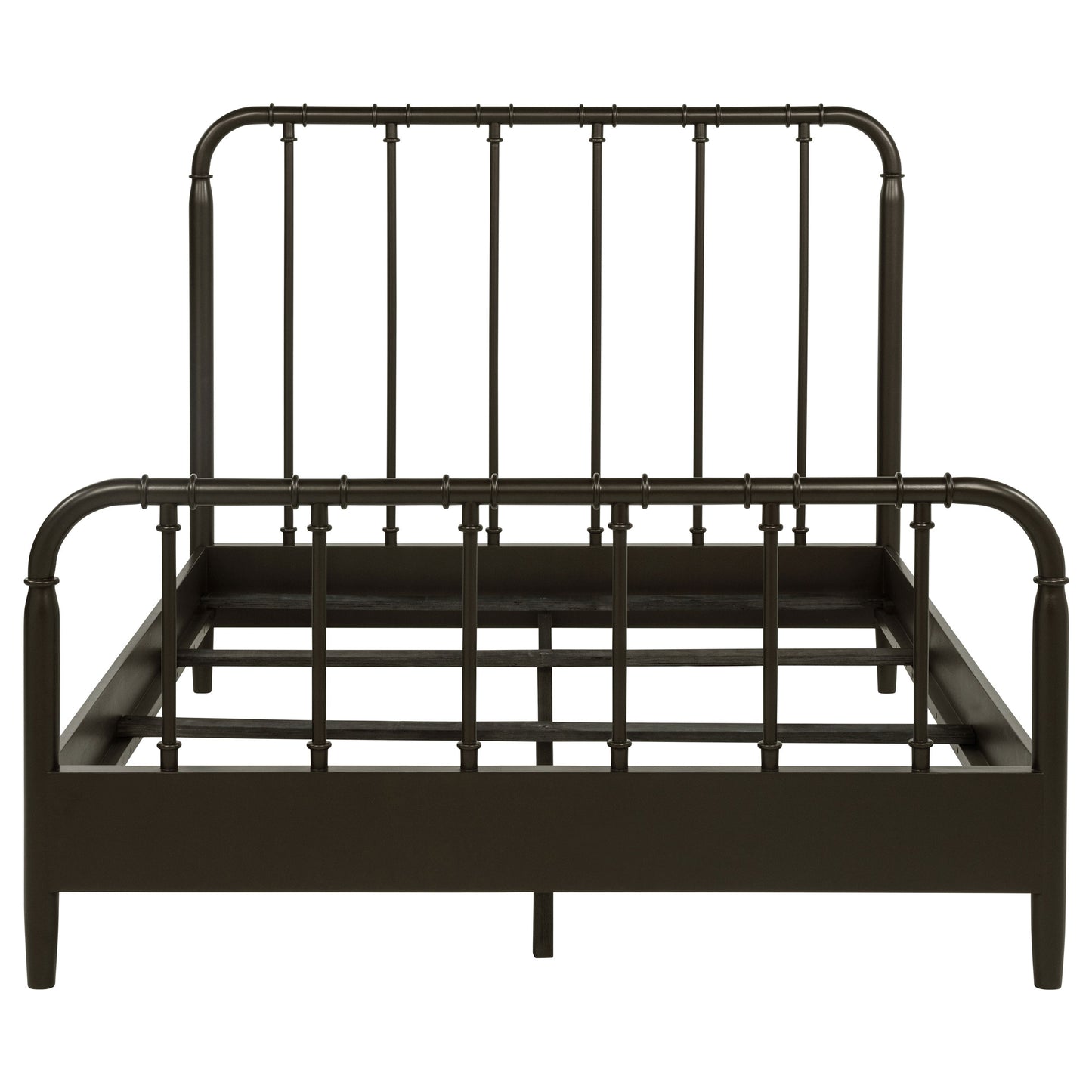 Rocco All Wood Water Pipe Open Frame Full Bed Dark Bronze