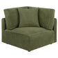 Elysia 6-piece Chenille Upholstered Modular Sectional Sofa Green
