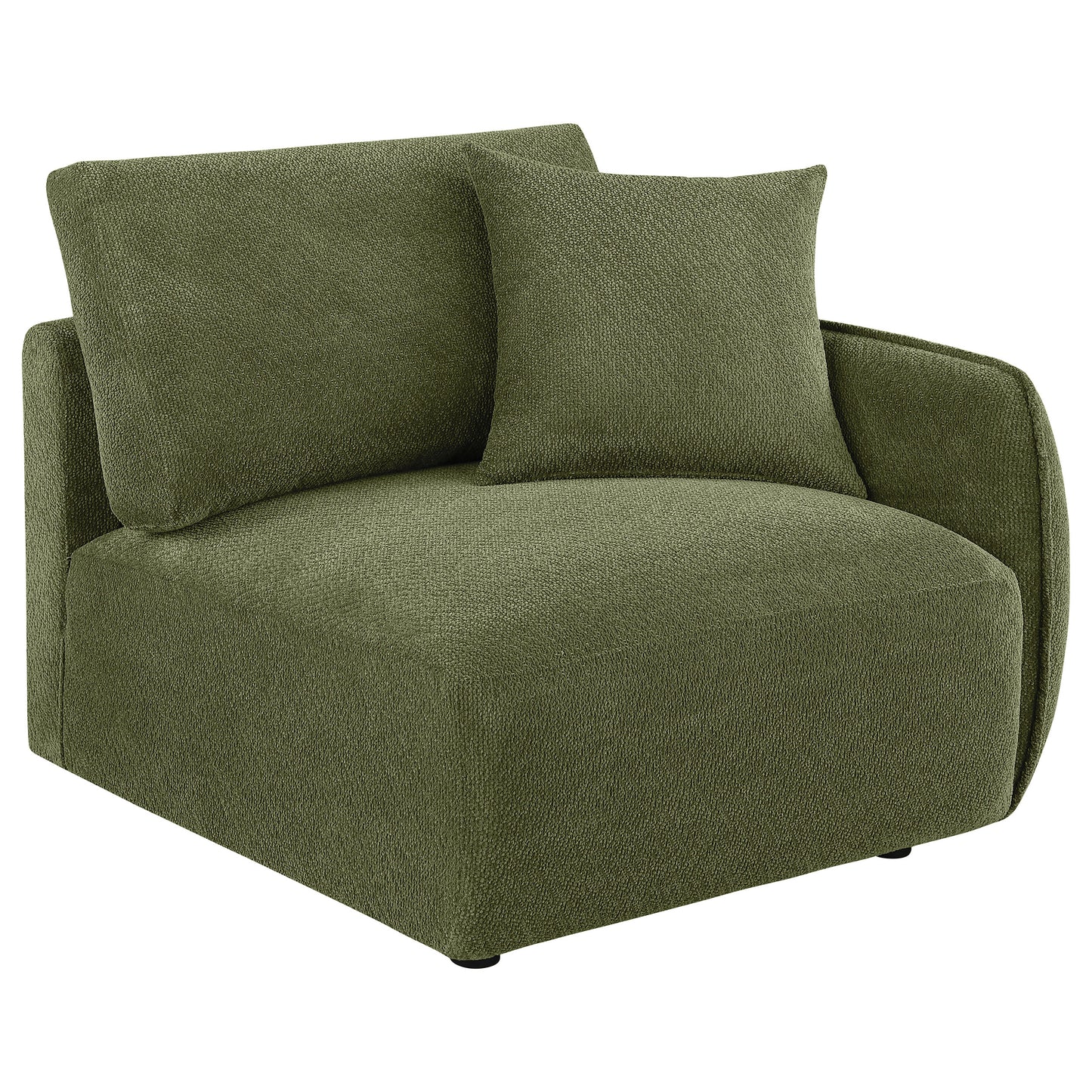 Elysia 6-piece Chenille Upholstered Modular Sectional Sofa Green