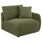Elysia 6-piece Chenille Upholstered Modular Sectional Sofa Green