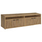 Sentnor 79-inch 4-door Engineered Wood TV Stand Media Console Mango