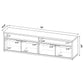 Sentnor 79-inch 4-door Engineered Wood TV Stand Media Console Mango