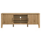 Rowe 65-inch 2-door Wood TV Stand Media Console Light Oak