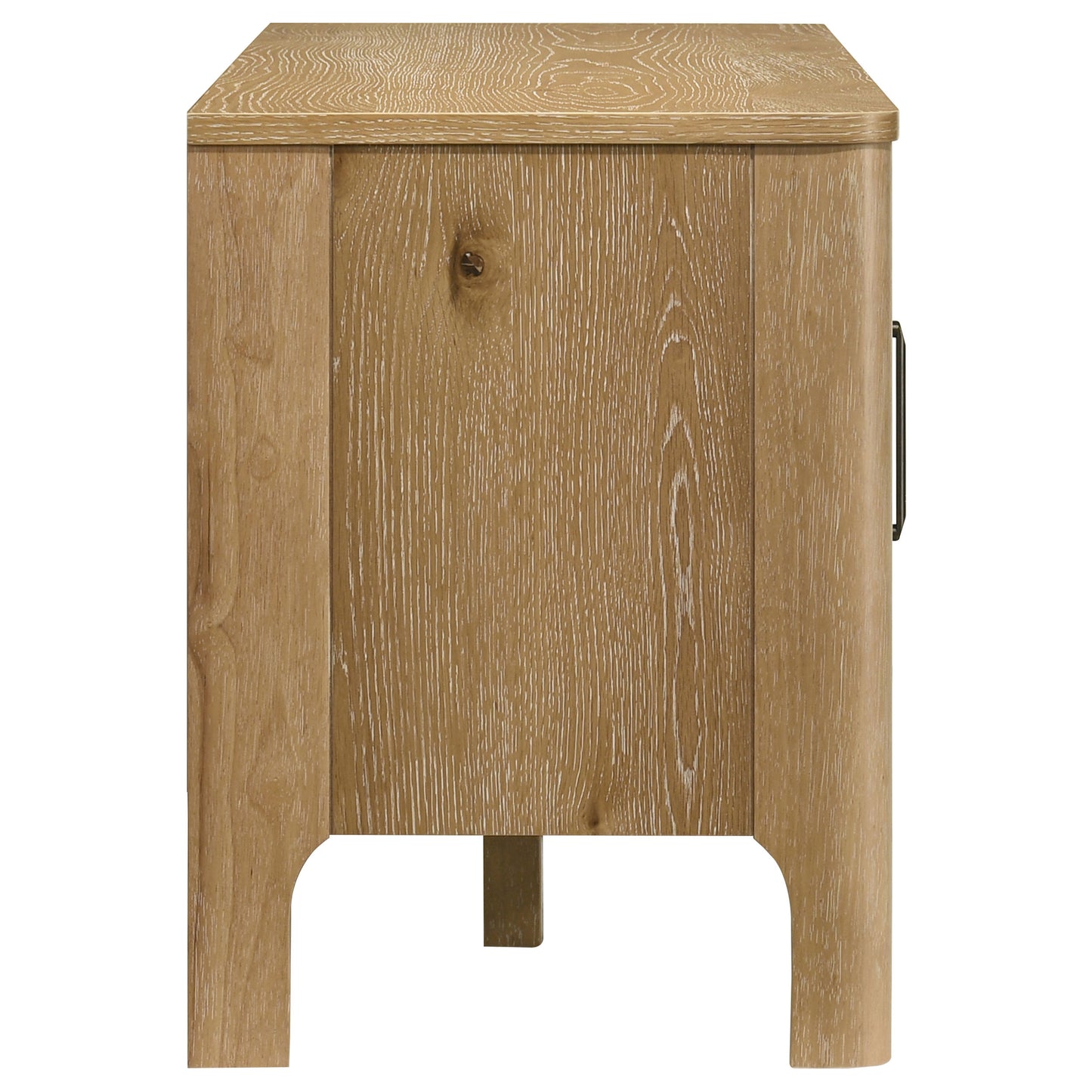 Rowe 65-inch 2-door Wood TV Stand Media Console Light Oak