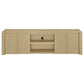 Laurelton 78-inch 4-door TV Stand Media Console Light Oak